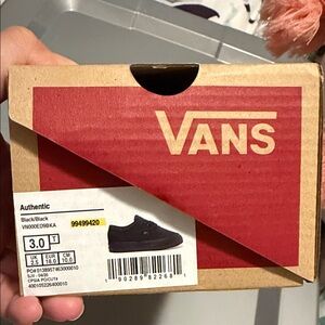 Vans Authentic Black Sneakers